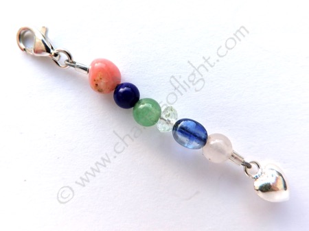 Multi-gemstone charm